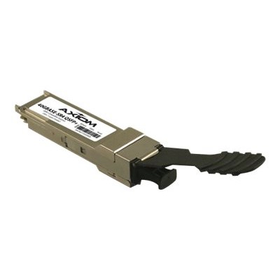 Axiom Memory AXG93698 QSFP transceiver module equivalent to Brocade 40G QSFP LR4 40 Gigabit Ethernet 40GBase LR4 LC single mode up to 6.2 miles 13