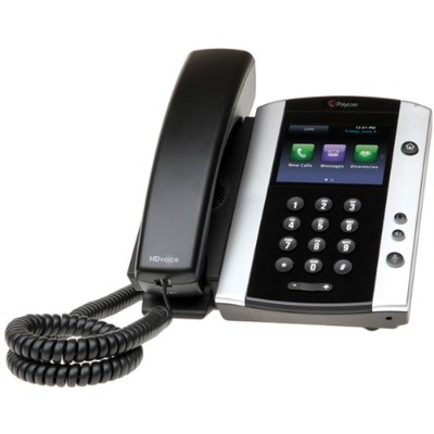 Polycom 2200 48500 025 VVX 501 VoIP phone SIP RTCP RTP SRTP 12 lines
