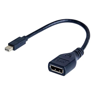 SIIG CB DP1L12 S1 DisplayPort adapter DisplayPort F to Mini DisplayPort M 6 in black