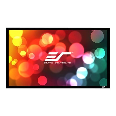 Elite Screens ER125WH1W-A1080P3 SableFrame - Projection screen - wall mountable - 125 in (125.2 in) - 2.35:1 - AcousticPro1080P3 - black Elite Screens ER125WH1W-A1080P3 SableFrame - Projection screen - wall mountable - 125 in (125.2 in) - 2.35:1 - AcousticPro1080P3 - black