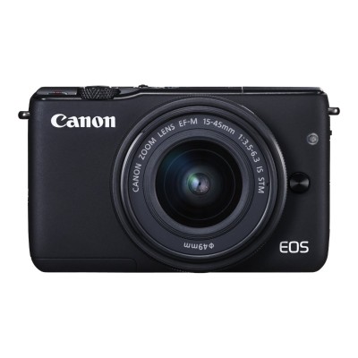 Canon 0584C031 EOS M10 - Digital camera - mirrorless - 18.0 MP - APS-C - 1080p / 30 fps - 3x optical zoom EF-M 15-45mm IS and 55-200mm lenses - Wi-Fi NFC - bla Canon 0584C031 EOS M10 - Digital camera - mirrorless - 18.0 MP - APS-C - 1080p / 30 fps - 3x optical zoom EF-M 15-45mm IS and 55-200mm lenses - Wi-Fi NFC - bla