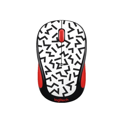 Logitech 910-004745 Party Collection M325c - Mouse - optical - 5 buttons - wireless - 2.4 GHz - USB wireless receiver - red zigzag Logitech 910-004745 Party Collection M325c - Mouse - optical - 5 buttons - wireless - 2.4 GHz - USB wireless receiver - red zigzag