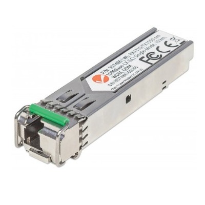 Intellinet Network Solutions 507486 1000Base-LX (LC) Single-Mode Port Gigabit Fiber WDM Bi-Directional SFP Optical Transceiver Module Intellinet Network Solutions 507486 1000Base-LX (LC) Single-Mode Port Gigabit Fiber WDM Bi-Directional SFP Optical Transceiver Module