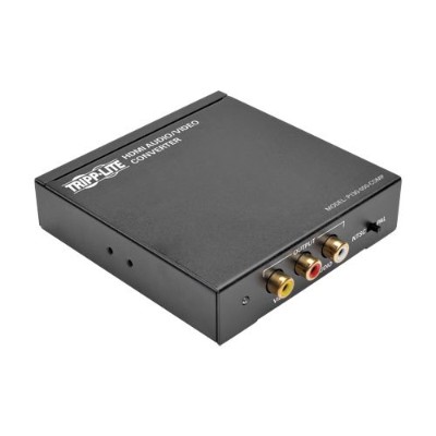 TrippLite P130 000 COMP HDMI to Composite Video with Audio Adapter Converter F 3xF Video converter HDMI black