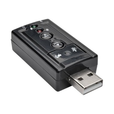 TrippLite U237 001 Virtual 7.1 Channel USB External Sound Card