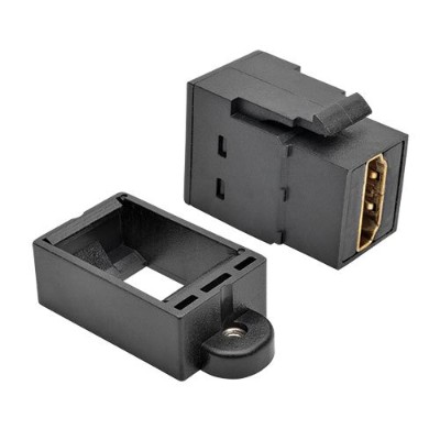 TrippLite P164-000-KP-BK HDMI All-in-One Keystone/Panel Mount Coupler (F/F) Black TrippLite P164-000-KP-BK HDMI All-in-One Keystone/Panel Mount Coupler (F/F) Black