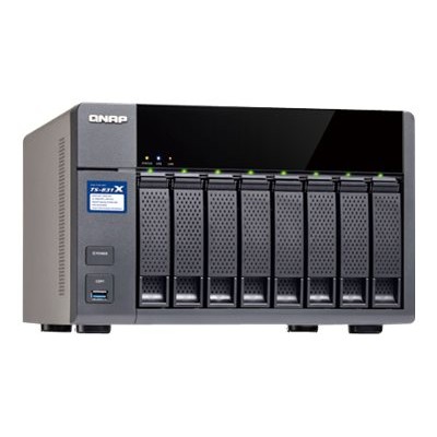 QNAP TS 831X 8G US TS 831X NAS server 8 bays SATA 6Gb s RAID 0 1 5 6 10 JBOD Gigabit Ethernet 10 Gigabit Ethernet iSCSI
