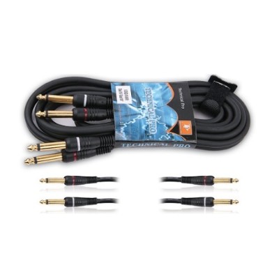 Technical Pro CDQQ186 Dual 1/4 to Dual 1/4 Audio cables Technical Pro CDQQ186 Dual 1/4 to Dual 1/4 Audio cables