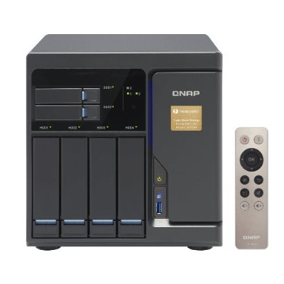 QNAP TVS-682T-I3-8G-US 6 Bay Thunderbolt 2 Das/NAS/iSCSI Ip-San Solution Intel Core i3-6100 Dual Core QNAP TVS-682T-I3-8G-US 6 Bay Thunderbolt 2 Das/NAS/iSCSI Ip-San Solution Intel Core i3-6100 Dual Core