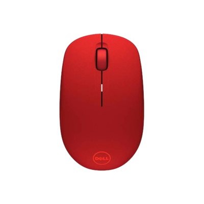 Dell WM126 RD WM126 Mouse optical 3 buttons wireless 2.4 GHz USB wireless receiver red for Inspiron 11 3168 11 3169 11 3179 15 3567 Vostro 1