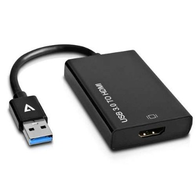 V7 V7U3.0HDMI BLK 1N External video adapter USB 3.0 HDMI black