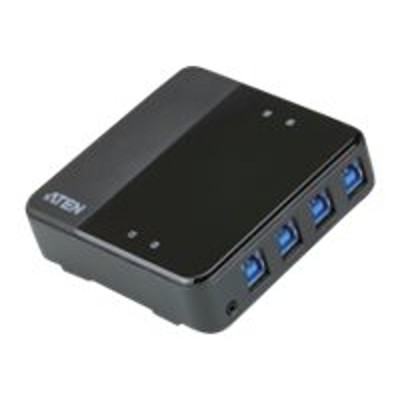 Aten Technology US434 US434 - USB peripheral sharing switch - 4 x SuperSpeed USB 3.0 - desktop Aten Technology US434 US434 - USB peripheral sharing switch - 4 x SuperSpeed USB 3.0 - desktop