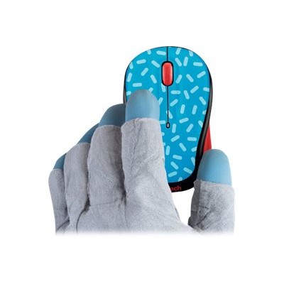 Logitech 910-004744 Party Collection M325c - Mouse - optical - 5 buttons - wireless - 2.4 GHz - USB wireless receiver - memphis blue Logitech 910-004744 Party Collection M325c - Mouse - optical - 5 buttons - wireless - 2.4 GHz - USB wireless receiver - memphis blue
