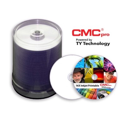 Microboards T-DMR-SPP-SK16 CMC Pro 4.7GB 16X Silver Inkjet (Hub Printable) 100 Disc Tape Wrap Microboards T-DMR-SPP-SK16 CMC Pro 4.7GB 16X Silver Inkjet (Hub Printable) 100 Disc Tape Wrap