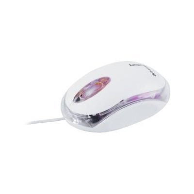 Urban Factory BDM10UF Krystal Mouse - Mouse - wired - USB - white Urban Factory BDM10UF Krystal Mouse - Mouse - wired - USB - white