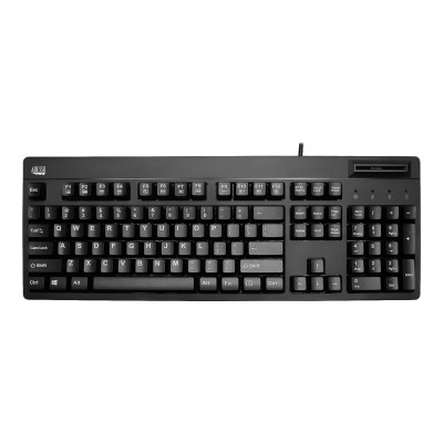 Adesso AKB-630SB Easy-Touch 630SB - Keyboard - with Smart Card reader - USB - US Adesso AKB-630SB Easy-Touch 630SB - Keyboard - with Smart Card reader - USB - US