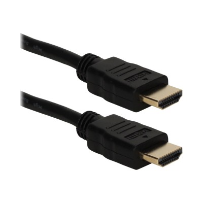QVS HDG 15MC High Speed HDMI with Ethernet cable HDMI M to HDMI M 49 ft shielded black 4K support