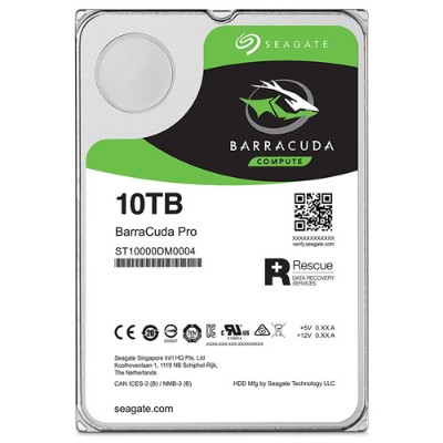 Seagate ST10000DM0004 10TB BarraCuda Pro 7200RPM SATA 6GB s 256MB Cache 3.5 Inch Internal Hard Drive