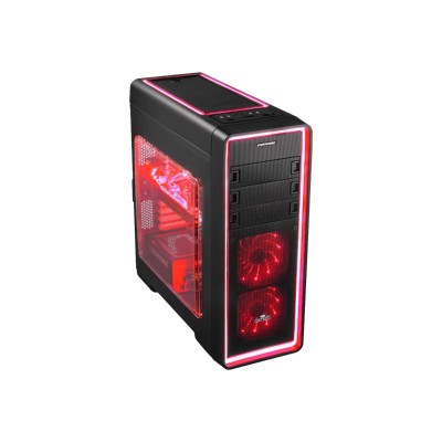 Enermax ECA3380AS-R Ostrog ADV ECA3380AS-R - Tower - ATX - no power supply - black - USB/Audio Enermax ECA3380AS-R Ostrog ADV ECA3380AS-R - Tower - ATX - no power supply - black - USB/Audio