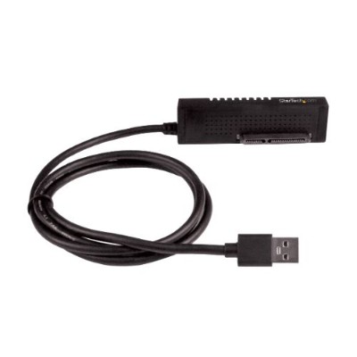 StarTech.com USB312SAT3 USB 3.1 (10 Gbps) Adapter Cable for 2.5in. and 3.5in. SATA SSD/HDD Drives - Supports SATA III - Tool-free Adapter StarTech.com USB312SAT3 USB 3.1 (10 Gbps) Adapter Cable for 2.5in. and 3.5in. SATA SSD/HDD Drives - Supports SATA III - Tool-free Adapter