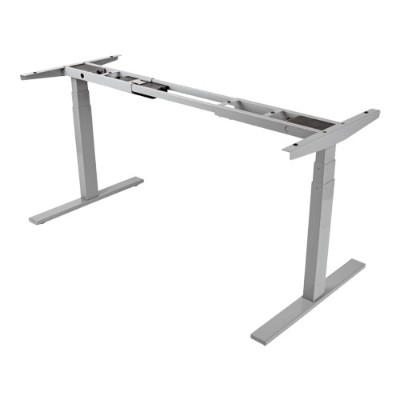 TrippLite WWBASE GY Sit Stand Adjustable Electric Desk Base for Standing Desk Gray