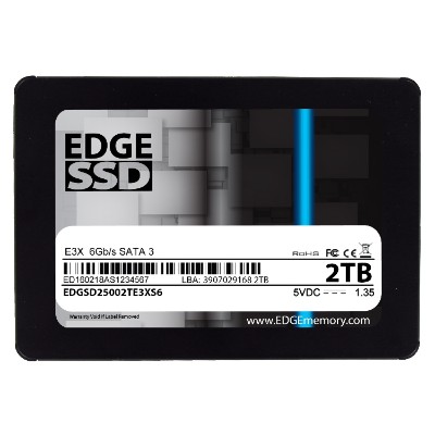 Edge Memory PE250829 2TB 2.5 E3 X Solid STate Drive SATA 6Gb s