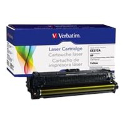 Verbatim 99389 Yellow remanufactured toner cartridge equivalent to HP CE272A for HP Color LaserJet Enterprise CP5520 CP5525 M750