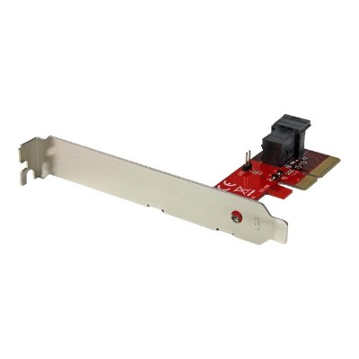 StarTech.com PEX4SFF8643 x4 PCI Express to SFF-8643 Adapter for PCIe NVMe U.2 SSD - PCI Express 2.5 NVM Express SSD Adapter StarTech.com PEX4SFF8643 x4 PCI Express to SFF-8643 Adapter for PCIe NVMe U.2 SSD - PCI Express 2.5 NVM Express SSD Adapter
