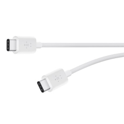 Belkin F2CU043BT06 WHT MIXIT USB cable USB Type C M to USB Type C M USB 2.0 6 ft white