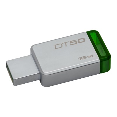 Kingston DT50/16GB 16GB USB 3.0 DataTraveler 50 (Metal/Green) Kingston DT50/16GB 16GB USB 3.0 DataTraveler 50 (Metal/Green)