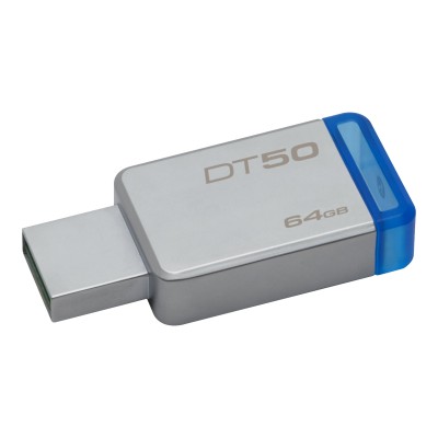 Kingston DT50/64GB 64GB USB 3.0 DataTraveler 50 (Metal/Blue) Kingston DT50/64GB 64GB USB 3.0 DataTraveler 50 (Metal/Blue)