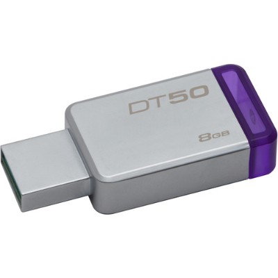 Kingston DT50/8GB 8GB USB 3.0 DataTraveler 50 (Metal/Purple) Kingston DT50/8GB 8GB USB 3.0 DataTraveler 50 (Metal/Purple)