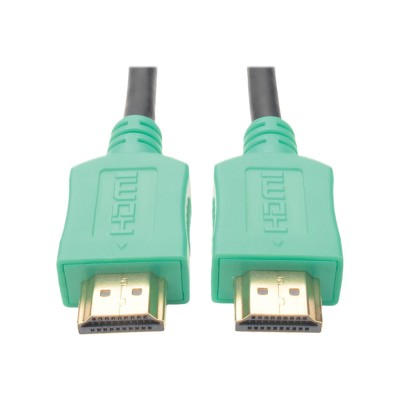 TrippLite P568-006-GN 6ft Hi-Speed HDMI Cable Digital A/V UHD HDMI 4Kx2K M/M Green 6' - HDMI cable - HDMI (M) to HDMI (M) - 6 ft - shielded - green - molded TrippLite P568-006-GN 6ft Hi-Speed HDMI Cable Digital A/V UHD HDMI 4Kx2K M/M Green 6' - HDMI cable - HDMI (M) to HDMI (M) - 6 ft - shielded - green - molded