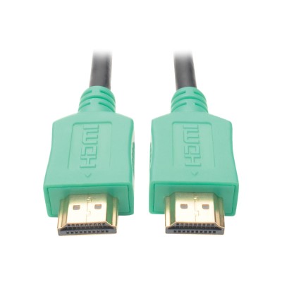 TrippLite P568-003-GN 3ft Hi-Speed HDMI Cable Digital A/V UHD HDMI 4Kx2K M/M Green 3' - HDMI cable - HDMI (M) to HDMI (M) - 3 ft - shielded - green - molded TrippLite P568-003-GN 3ft Hi-Speed HDMI Cable Digital A/V UHD HDMI 4Kx2K M/M Green 3' - HDMI cable - HDMI (M) to HDMI (M) - 3 ft - shielded - green - molded