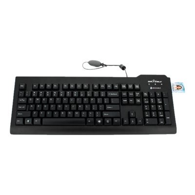 Seal Shield SSKSV207RUSA Silver 207RUSA - Keyboard - with Smart Card reader - USB - black Seal Shield SSKSV207RUSA Silver 207RUSA - Keyboard - with Smart Card reader - USB - black