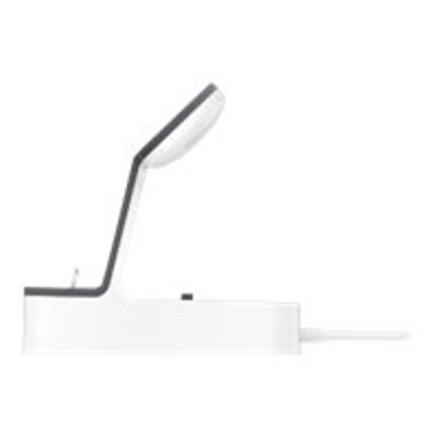 Belkin F8J200TTWHT PowerHouse - Charging stand - 3.4 A - 2 output connectors (Lightning magnetic) - for Apple iPhone 5 5c 5s 6 6 Plus 6s 6s Plus 7 7 Pl Belkin F8J200TTWHT PowerHouse - Charging stand - 3.4 A - 2 output connectors (Lightning magnetic) - for Apple iPhone 5 5c 5s 6 6 Plus 6s 6s Plus 7 7 Pl