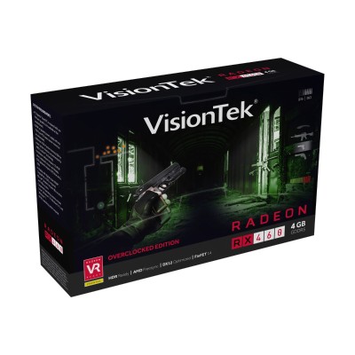 Visiontek 900900 Radeon RX 460 - Overclocked Edition - graphics card - Radeon RX 460 - 4 GB GDDR5 - PCIe 3.0 x16 - DVI HDMI DisplayPort Visiontek 900900 Radeon RX 460 - Overclocked Edition - graphics card - Radeon RX 460 - 4 GB GDDR5 - PCIe 3.0 x16 - DVI HDMI DisplayPort