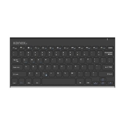 KANEX K1661053 EasySync Compact Bluetooth Keyboard with Stand Cover compatible with Apple/Android/Windows Devices-Black KANEX K1661053 EasySync Compact Bluetooth Keyboard with Stand Cover compatible with Apple/Android/Windows Devices-Black