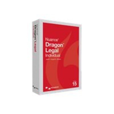 Nuance Communications A590A SD7 15.0 Dragon Legal Individual v. 15 box pack upgrade 1 user upgrade from Dragon Professional Individual local stat
