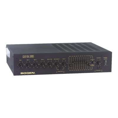 Bogen GS60D Gold Seal GS60D - Mixer amplifier - powered - 6-channel - rack-mountable Bogen GS60D Gold Seal GS60D - Mixer amplifier - powered - 6-channel - rack-mountable