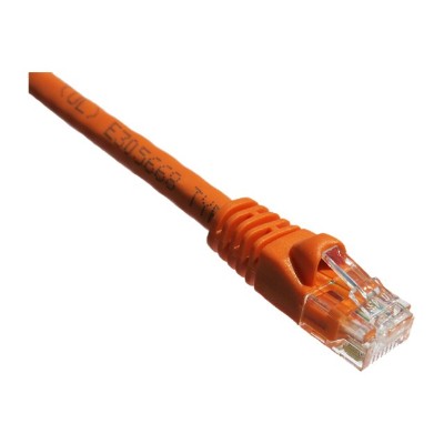 Axiom Memory C5EMB O4 AX Patch cable RJ 45 M to RJ 45 M 4 ft UTP CAT 5e molded snagless stranded orange