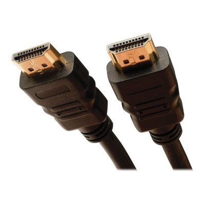 TrippLite P569-001 1ft High Speed HDMI Cable with Ethernet 4Kx2K UHD Digital M/M 1' - HDMI with Ethernet cable - HDMI (M) to HDMI (M) - 1 ft - black TrippLite P569-001 1ft High Speed HDMI Cable with Ethernet 4Kx2K UHD Digital M/M 1' - HDMI with Ethernet cable - HDMI (M) to HDMI (M) - 1 ft - black