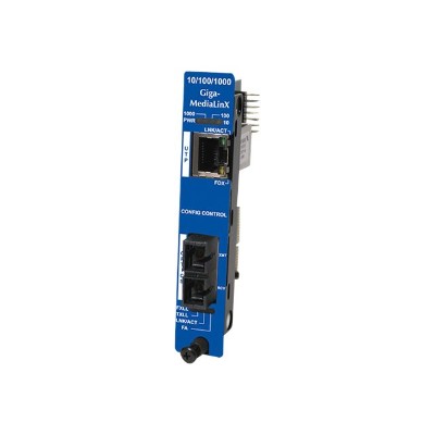 Quatech 856-15410 B&B iMcV-Giga-MediaLinX TX/SFP - Fiber media converter - Gigabit Ethernet - 10Base-T 100Base-TX 1000Base-T 1000Base-X - SFP (mini-GBIC) / R Quatech 856-15410 B&B iMcV-Giga-MediaLinX TX/SFP - Fiber media converter - Gigabit Ethernet - 10Base-T 100Base-TX 1000Base-T 1000Base-X - SFP (mini-GBIC) / R