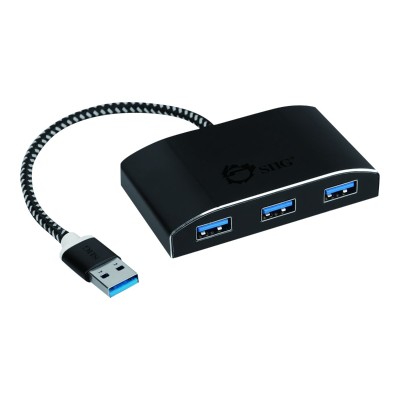 SIIG JU-H40F12-S1 SuperSpeed USB 3.0 4-Port Powered Hub - Hub - 4 x SuperSpeed USB 3.0 SIIG JU-H40F12-S1 SuperSpeed USB 3.0 4-Port Powered Hub - Hub - 4 x SuperSpeed USB 3.0