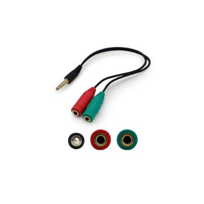 UPC 637078011159 product image for AddOn Networks HSFFM 20.00cm (8.00in) 3.5mm Stereo Audio Male to Female Black Ca | upcitemdb.com