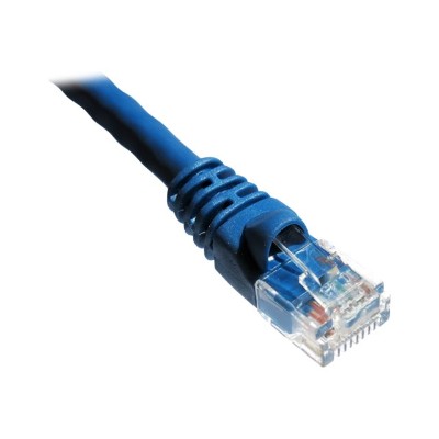 Axiom Memory C5EMB B20 AX Patch cable RJ 45 M to RJ 45 M 20 ft UTP CAT 5e molded snagless stranded blue