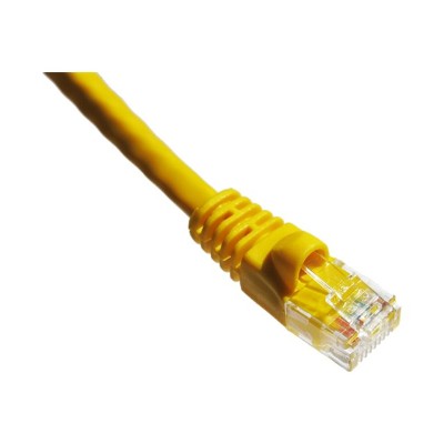 Axiom Memory C5EMB Y20 AX Patch cable RJ 45 M to RJ 45 M 10 ft UTP CAT 5e molded snagless stranded yellow
