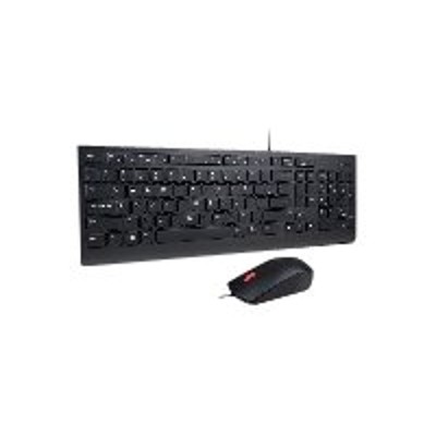 Lenovo 4X30L79883 Essential Wired Combo - Keyboard and mouse set - USB - English - US - for S510 ThinkCentre M715 M900 Thinkpad 13 ThinkPad E47X E57X P51 Lenovo 4X30L79883 Essential Wired Combo - Keyboard and mouse set - USB - English - US - for S510 ThinkCentre M715 M900 Thinkpad 13 ThinkPad E47X E57X P51