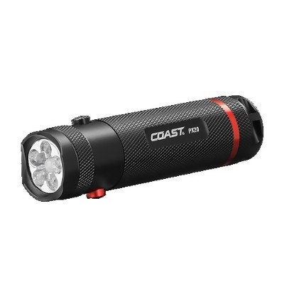 Coast Products PX20 PX20 Dual-Color W/R Utility Fixed Beam 155 Lumens 3X AAA LED Flashlight Coast Products PX20 PX20 Dual-Color W/R Utility Fixed Beam 155 Lumens 3X AAA LED Flashlight