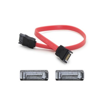 AddOn Computer Products SATAMM18IN 45.72cm 18.00in SATA Male to Male Red Cable
